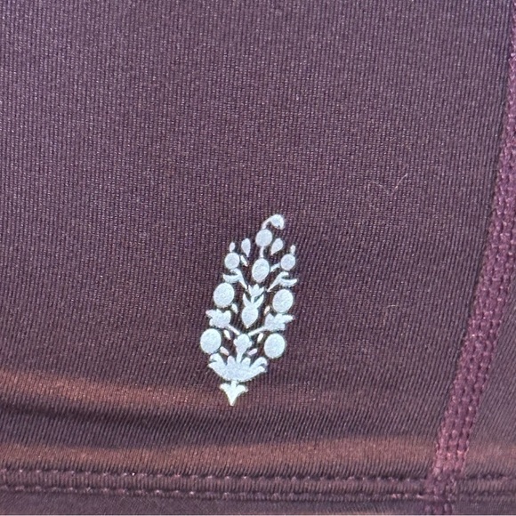 FREE PEOPLE ​Movement Down The Line Ruffle-Trim Brown Sports Bra Women’s Size XS - Picture 8 of 10